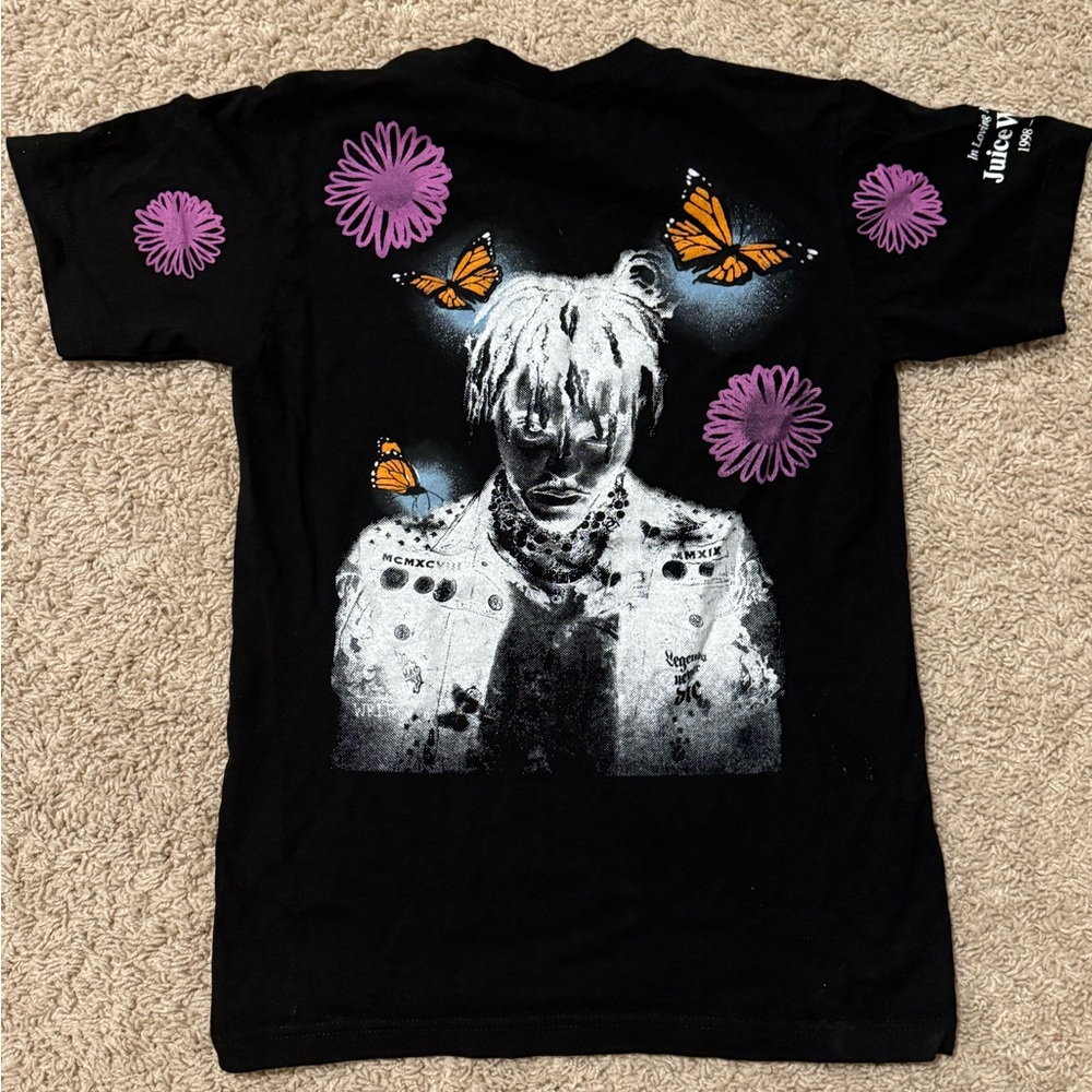 Black Graphic Juice World shirt